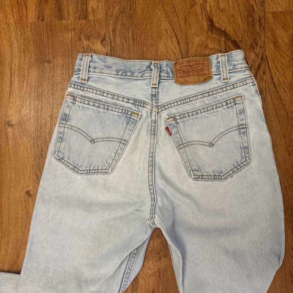 Vintage 701 Student Fit (501 XX) Light Wash Levi’s Jeans. 27 x 28 - Picture 5 of 14